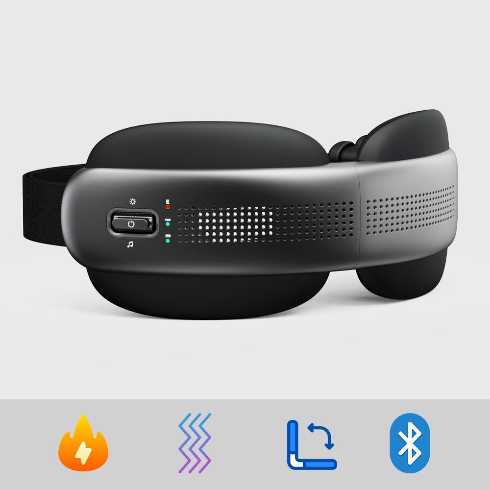 E90 Vibration eye massager with featured icons