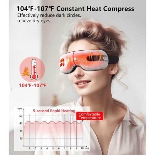 Heating Cooling Eye Massager with Airbag Kneading Bluetooth Music 02