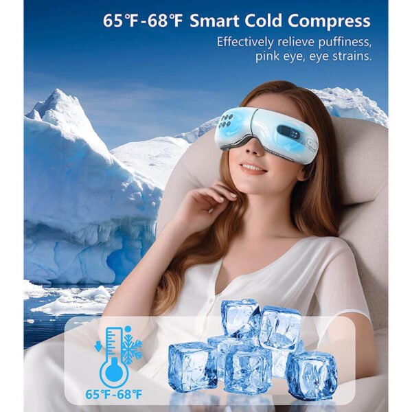 Heating Cooling Eye Massager with Airbag Kneading Bluetooth Music 03