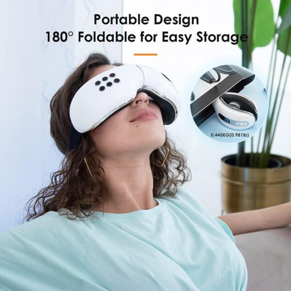 Heating Cooling Eye Massager with Airbag Kneading Bluetooth Music 06